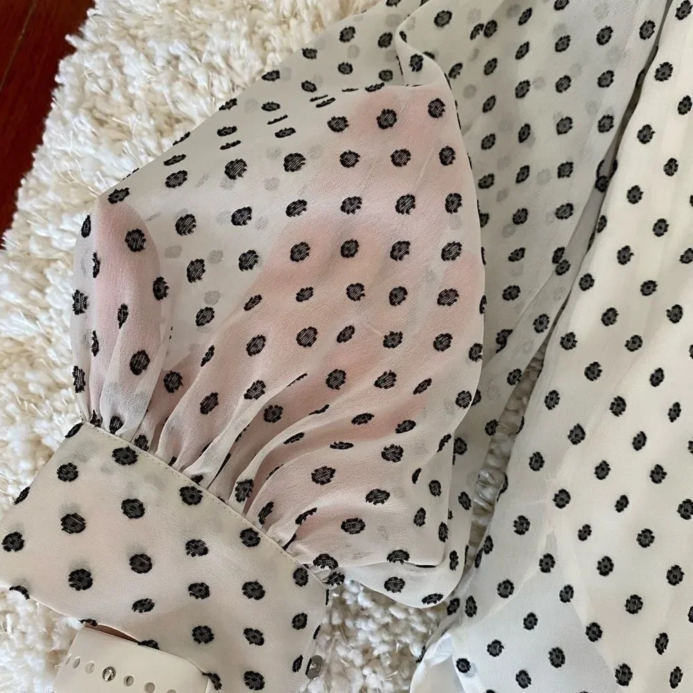 Banana Republic Women’s Polka Dot Blouse - Picture 2 of 10